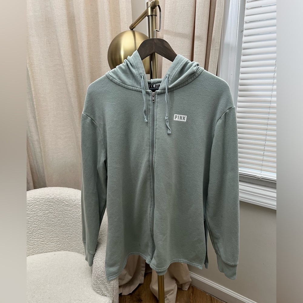 PINK Victoria Secret Zip up Sweater | Large - Picture 1 of 9